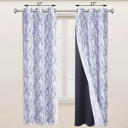 4 Panels Set Mix and Match Curtains for Bedroom Living Room